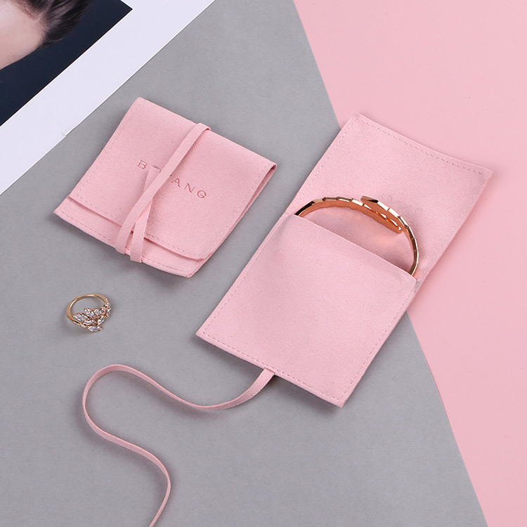 Best luxury custom microfiber pouch gift jewelry packaing bags