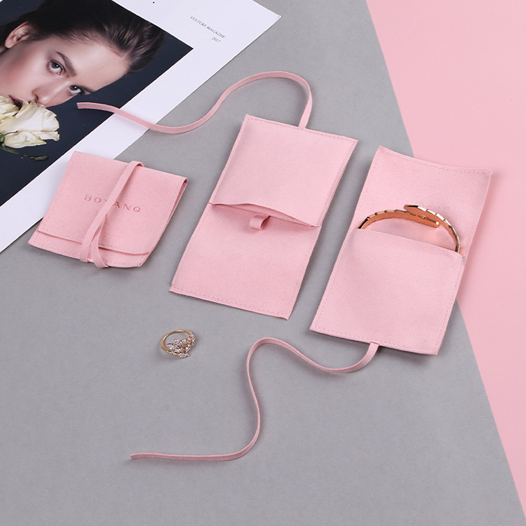 Best luxury custom microfiber pouch gift jewelry packaing bags