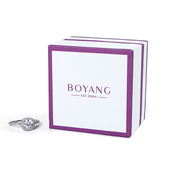 Wholesale beautiful design velvet jewelry box