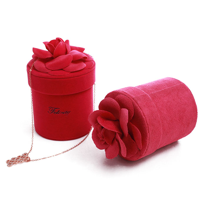 Custom small velvet jewelry box, jewelry box manufacturers