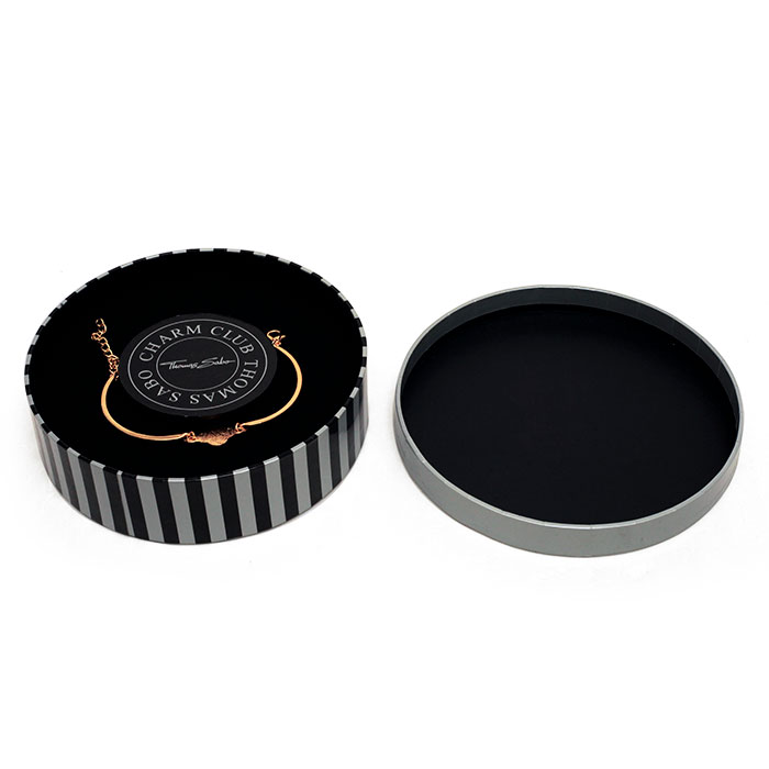 Custom-made circular light jewelry box