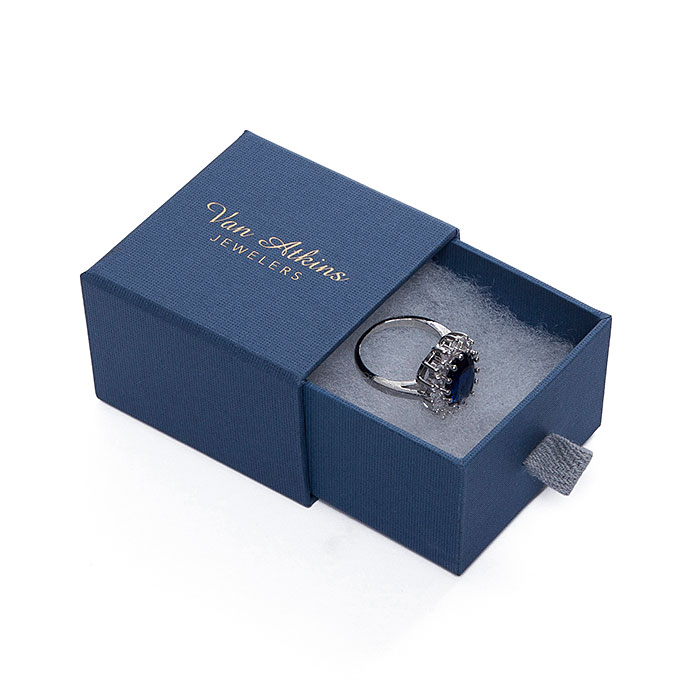 Customized jewelry drawer type paper box, paper jewelry box suppliers