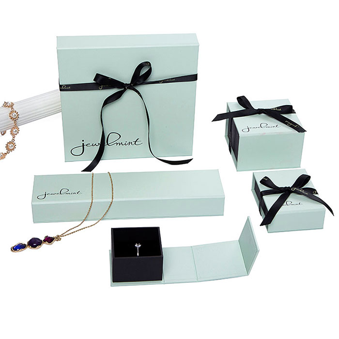 Fashion style custom paper cardboard jewelry box