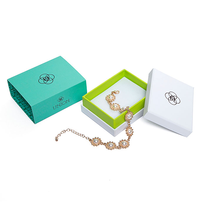 Luxury design custom printed paper jewelry boxes wholesale