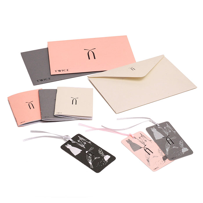 Exquisite kraft paper custom jewelry package box