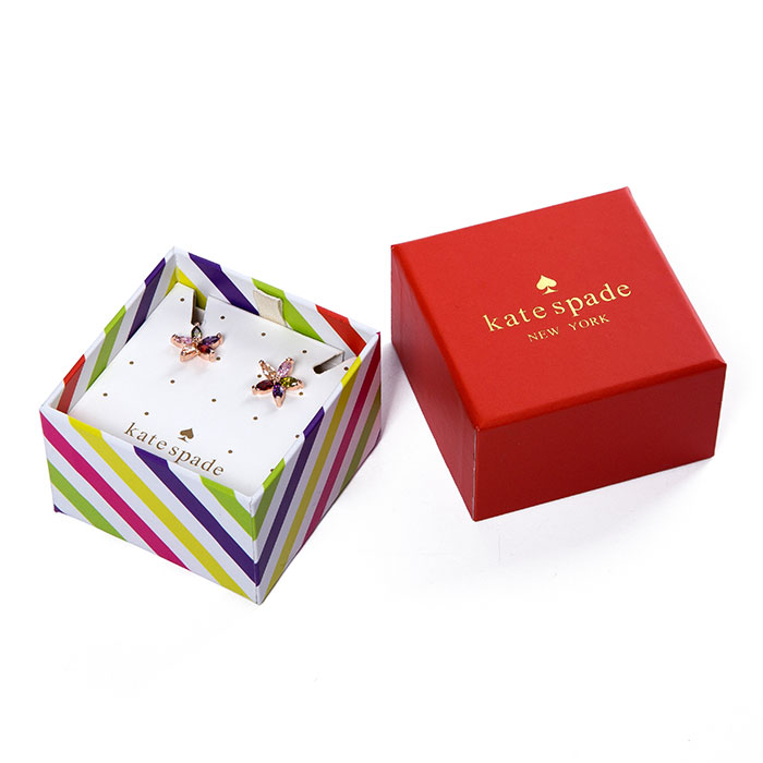 Luxury red paper jewelry boxes, jewelry paper box manufacturers