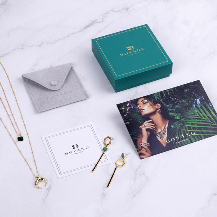 Factory Hot Sale Product Quality Luxury Display Small Paper Box For Necklace Jewelry Box Custom Logo