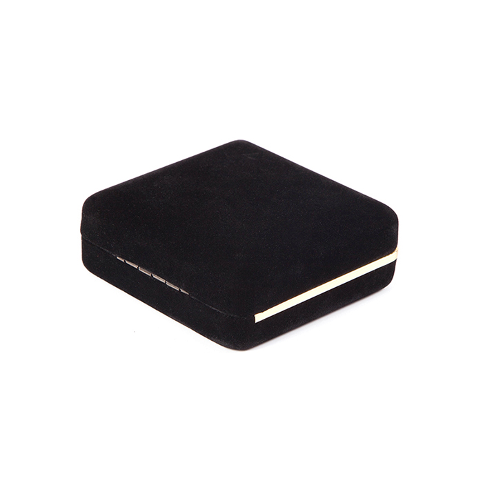Black iron necklace custom jewelry gift box