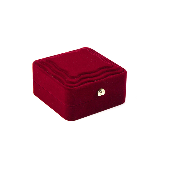 Customized jewelry box, custom small velvet jewelry box factory