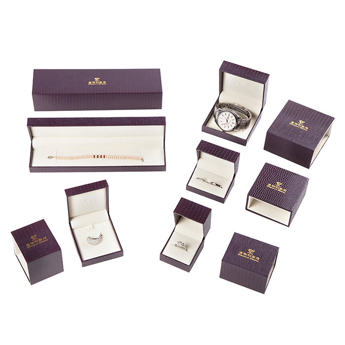Custom jewellery boxes, purple jewellry boxes factory
