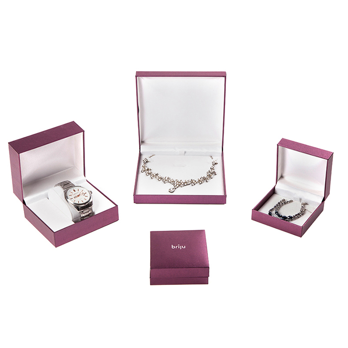 Custom plastic jewelry boxes, low price full printing watch box factory