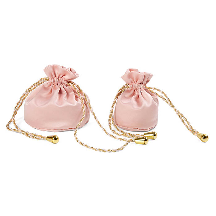 Custom small pink pouch for ladies jewelry