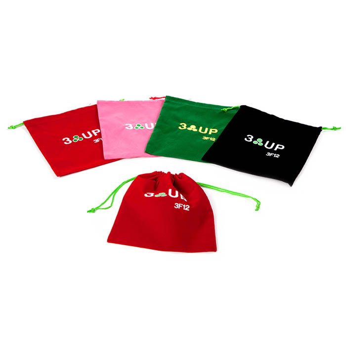 High quality customized cotton drawstring bag
