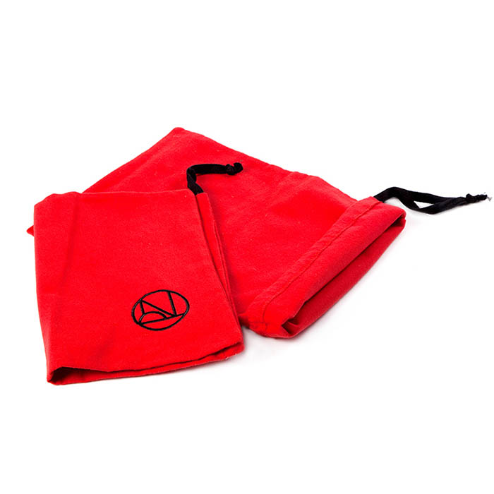 Factory handmade small custom cotton earring pouch