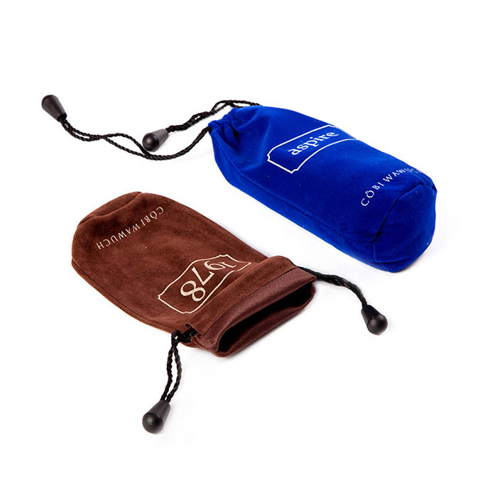 High Quality Cosmetic Velvet Gift Pouch Drawstring Velvet Bag Wholesale