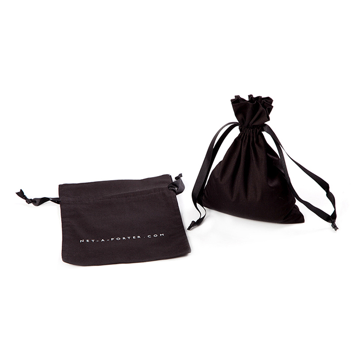 Cheap small custom Jewelry drawstring gift pouch bags