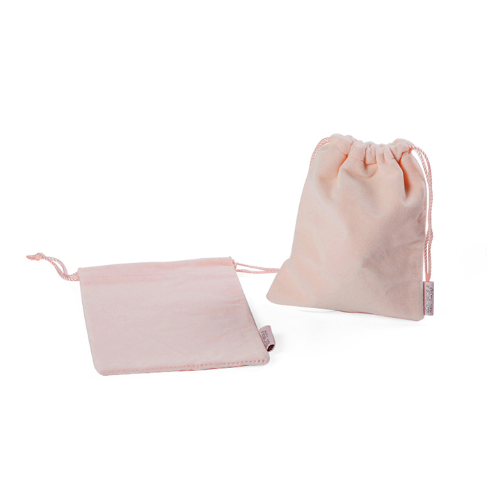 The dreamlike custom pink jewelry pouch