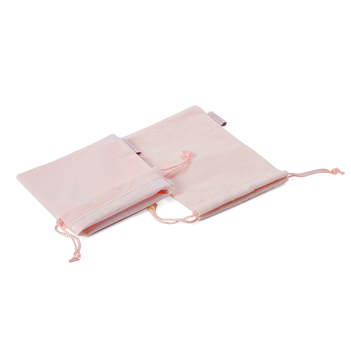 The dreamlike custom pink jewelry pouch