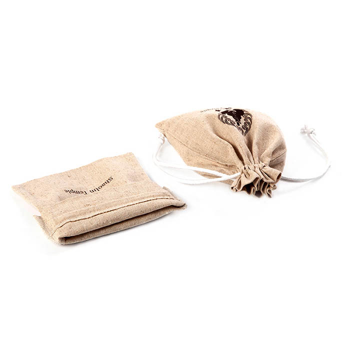 Factory cheap wholesale hemp bag drawstring