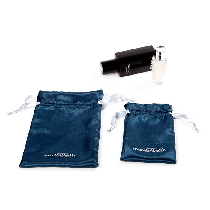 Cosmetic drawstring bags, satin pouch factory