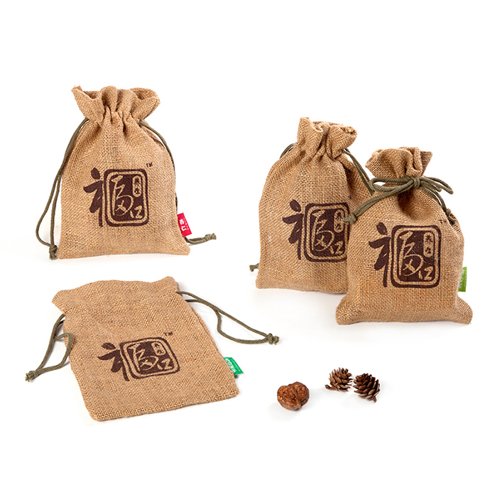 High quality customized linen bag for jewelry