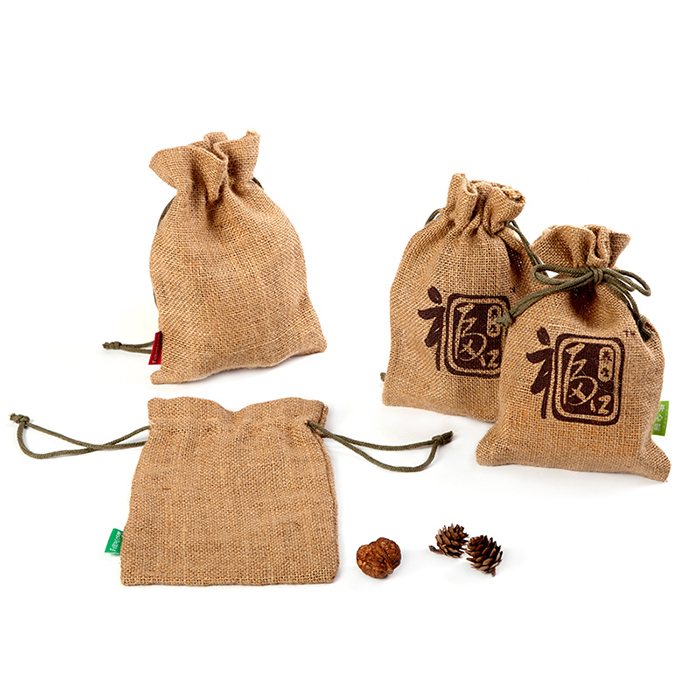 High quality customized linen bag for jewelry