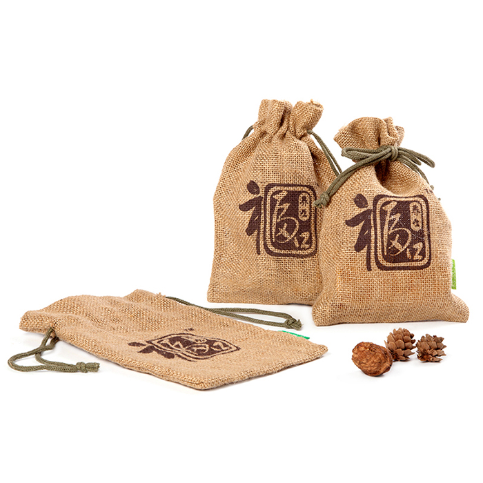 High quality customized linen bag for jewelry