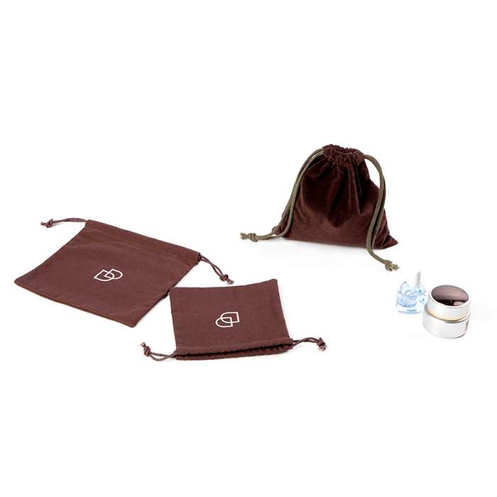 Factory wholesale promotional velvet drawstring bag