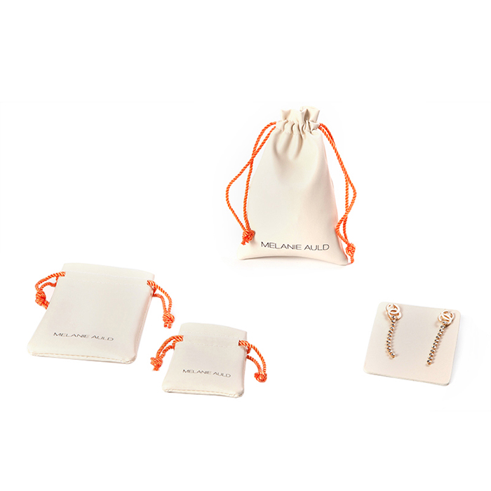 Monogrammed custom jewelry pouch