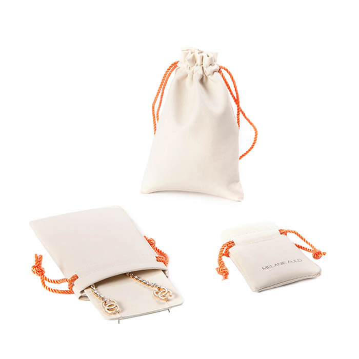 Monogrammed custom jewelry pouch