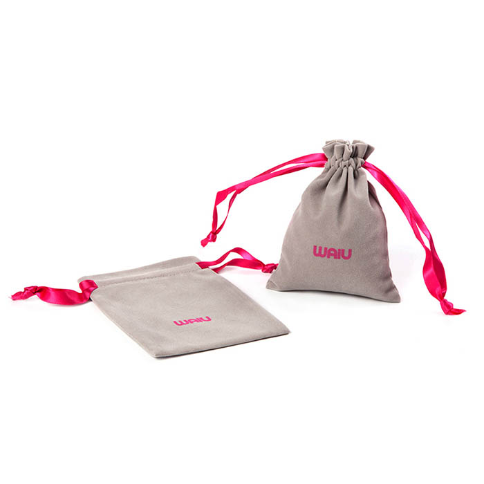 Custom velvet bags, custom printed velvet pouch factory