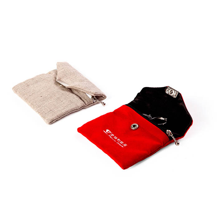 Wholesale custom velvet jewelry pouch