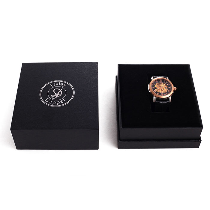 High quality logo custom paper watch box