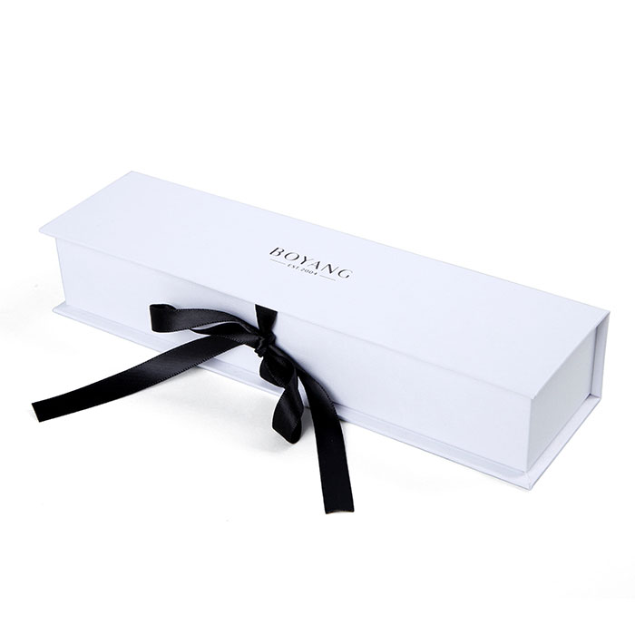 High quality custom luxury jewelry box with ribbon
