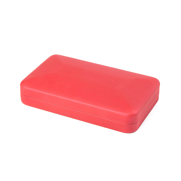 Unique exquisite red plastic jewelry case manufacturer