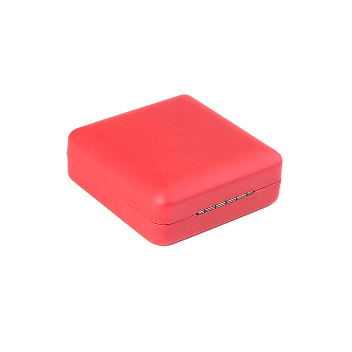 Unique exquisite red plastic jewelry case manufacturer