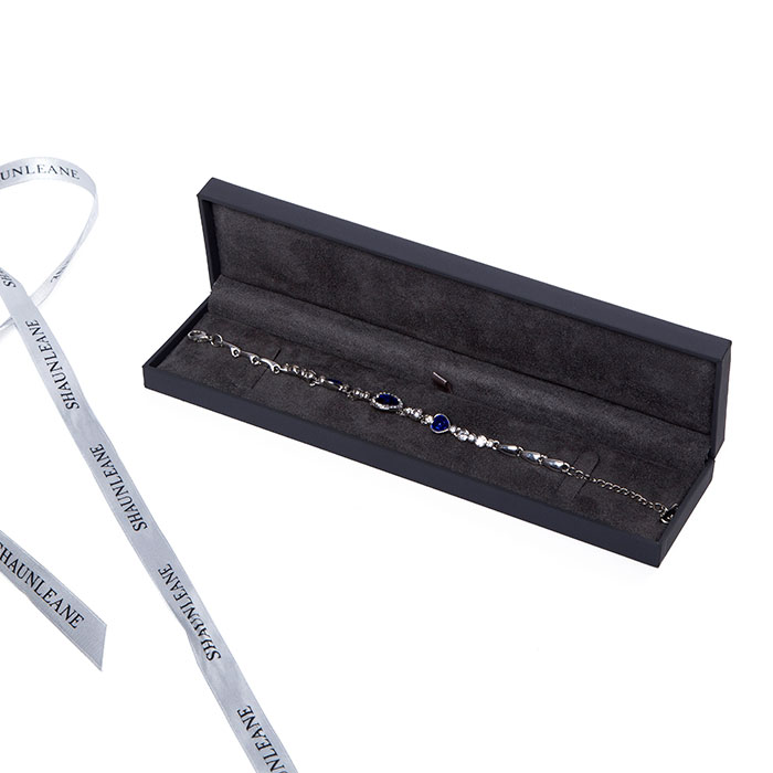 Custom unique jewelry packaging, ribbon accessory packaing box factory