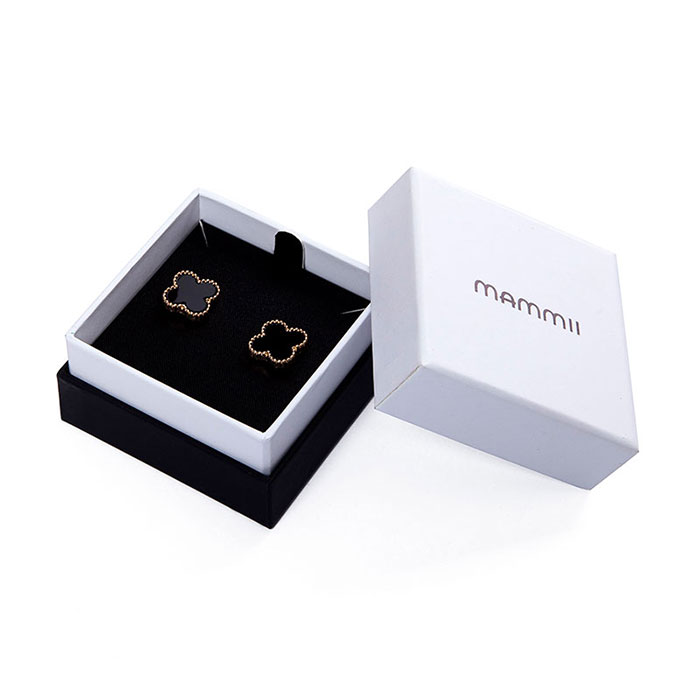 Custom white paper necklace packaging Sell