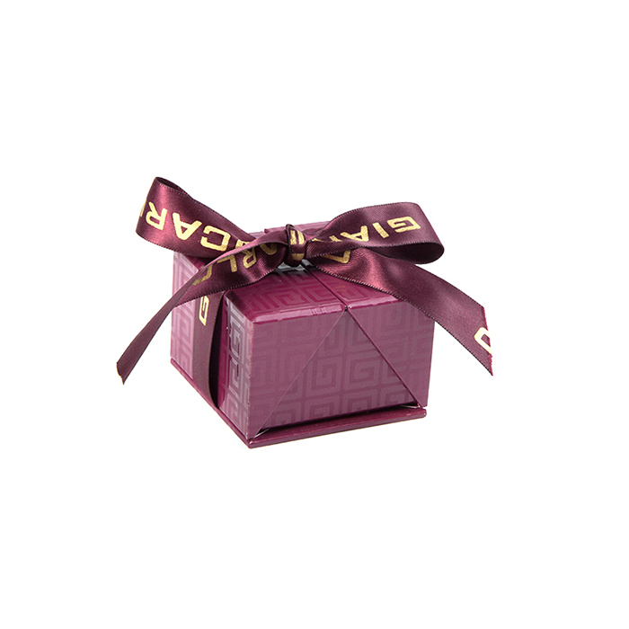 Exquisite fuchsia plastic custom jewelry box on sale