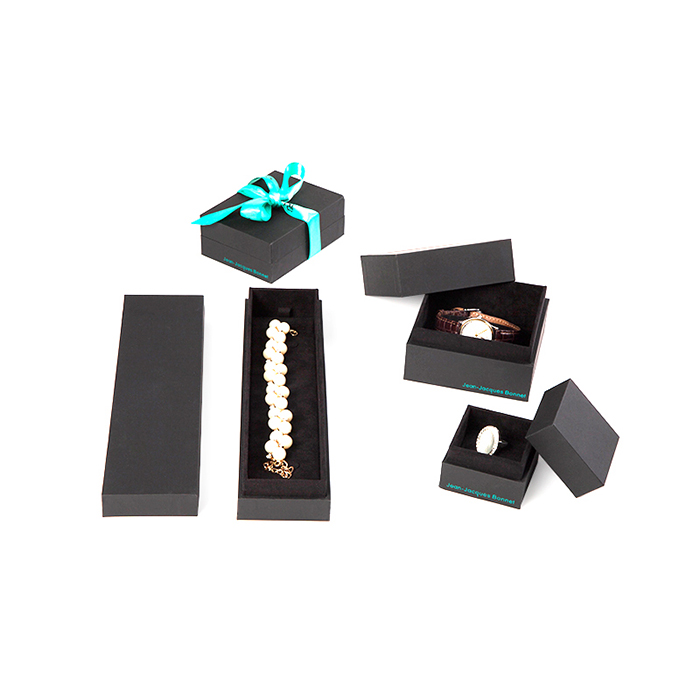Custom black plastic jewellery box factory