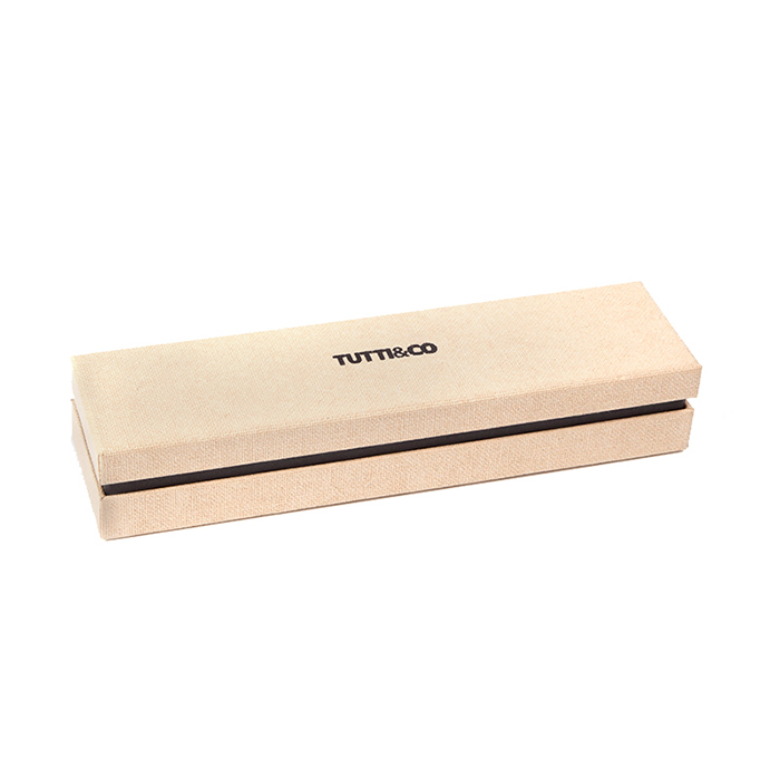Customized fashion linen paper jewelry box set