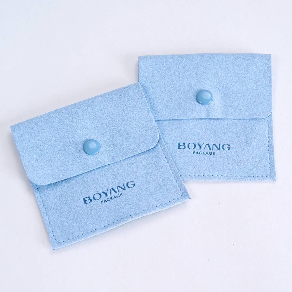 Microfiber Suede Gift Jewelry Pouch Bag with Custom Logo