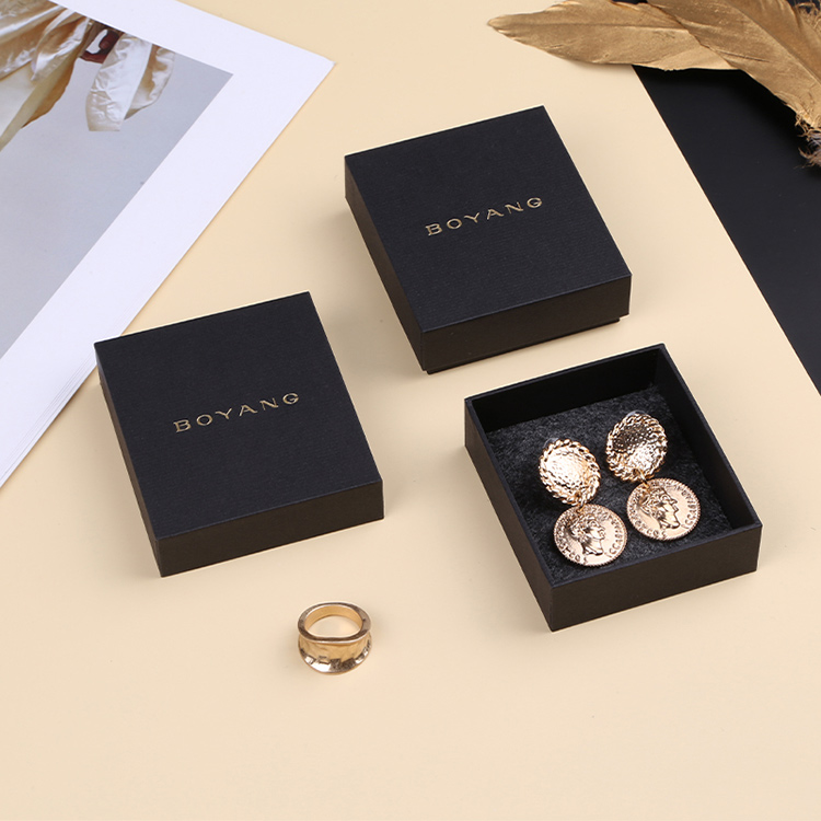 Custom logo Printed Paper Earring Bracelet Jewelry Box Jewelry Packaging Necklace Bracelet Box