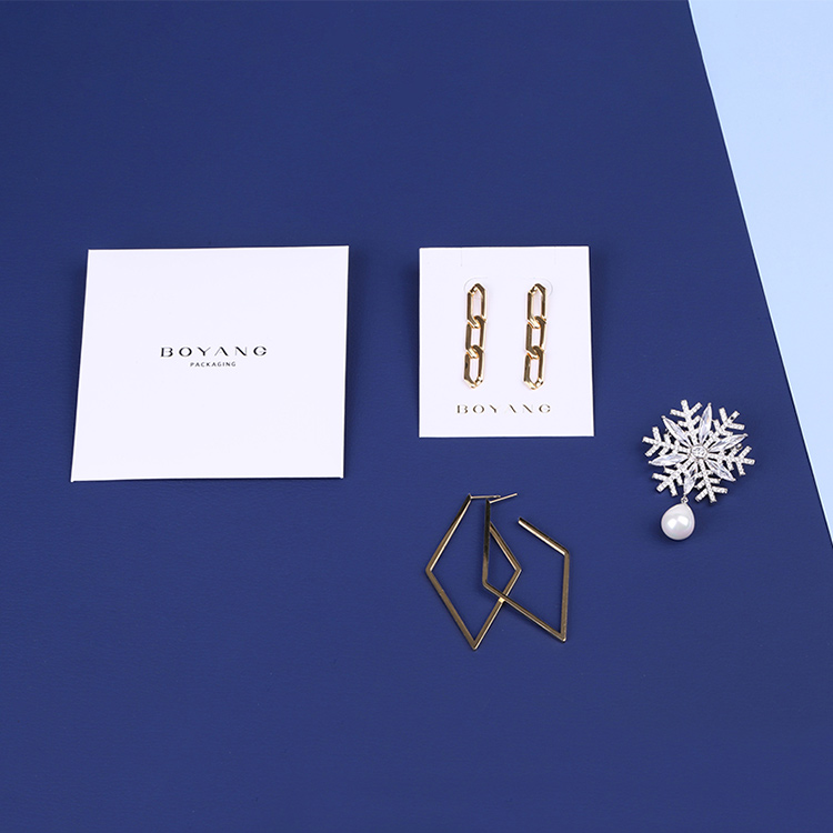 Hot Selling elegant sliding drawer blue chain custom jewelry gift box