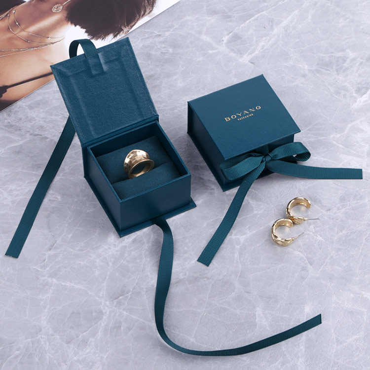 Factory High Quality Custom logo Printed Paper Wedding Necklace Jewelry Gift Packaging Box