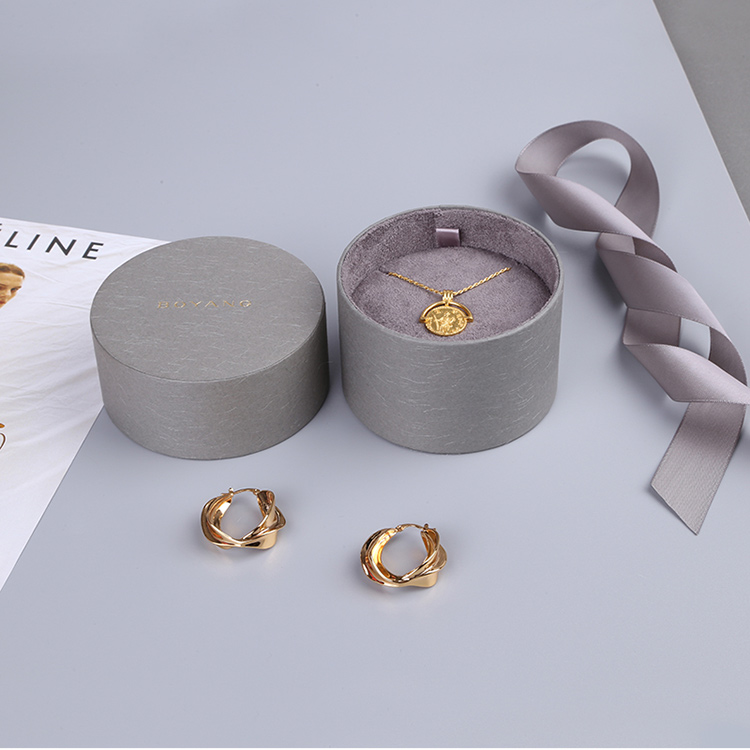 Customized ladies jewellery box with ribbon