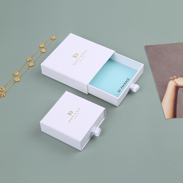 Customized printed paper jewelry box design manufacturer