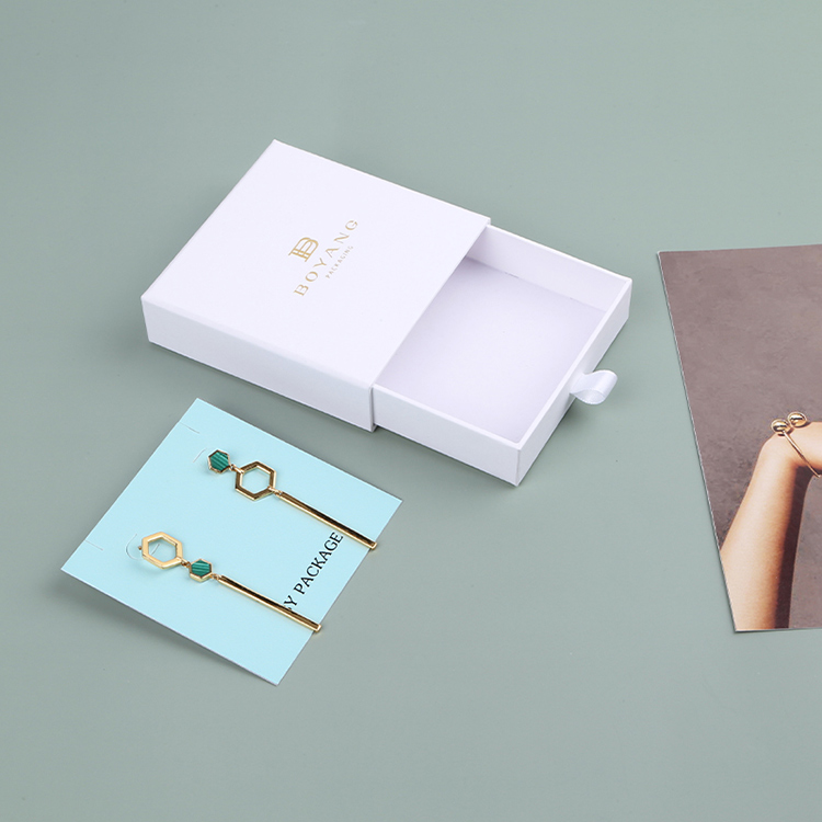 Customized printed paper jewelry box design manufacturer