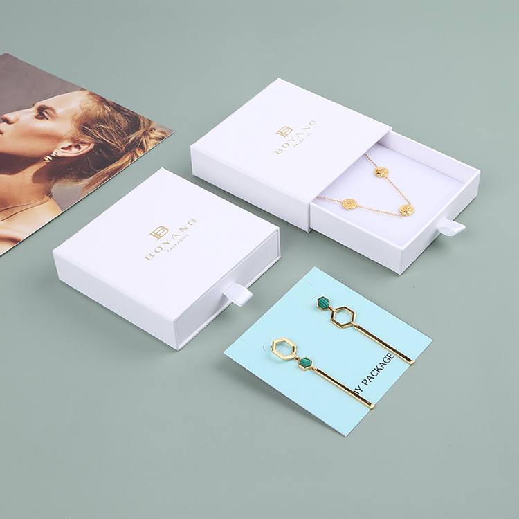 Customized printed paper jewelry box design manufacturer