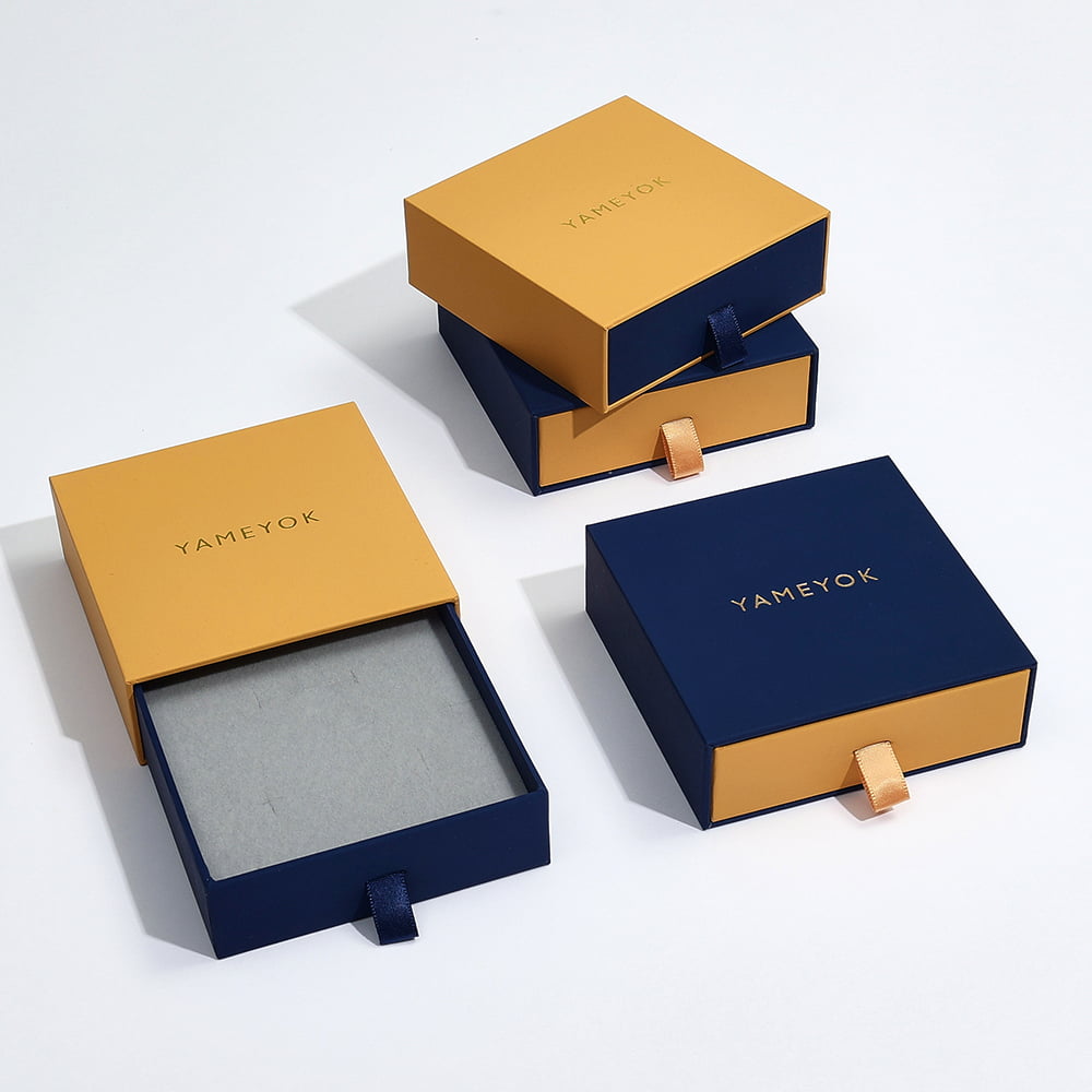 Personalised design cardboard paper gift custom best jewelry box
